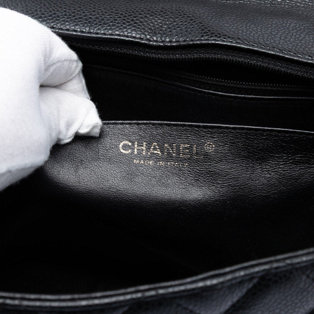 Pre-Loved Chanel Jumbo Classic Caviar Double Flap - Picture 5 of 7